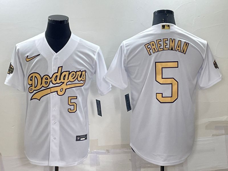 Men Los Angeles Dodgers #5 Freeman White 2022 All Star Game Nike MLB Jerseys
